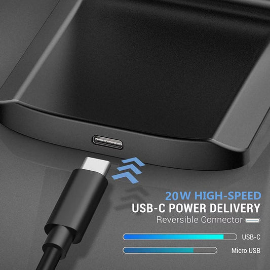 HUABANG1 Samsung Galaxy S24 S24+ S24 Ultra Iphone Wireless Charger with 15W Fast Charging Stand